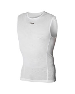 camiseta interior ciclismo baselayer blanco