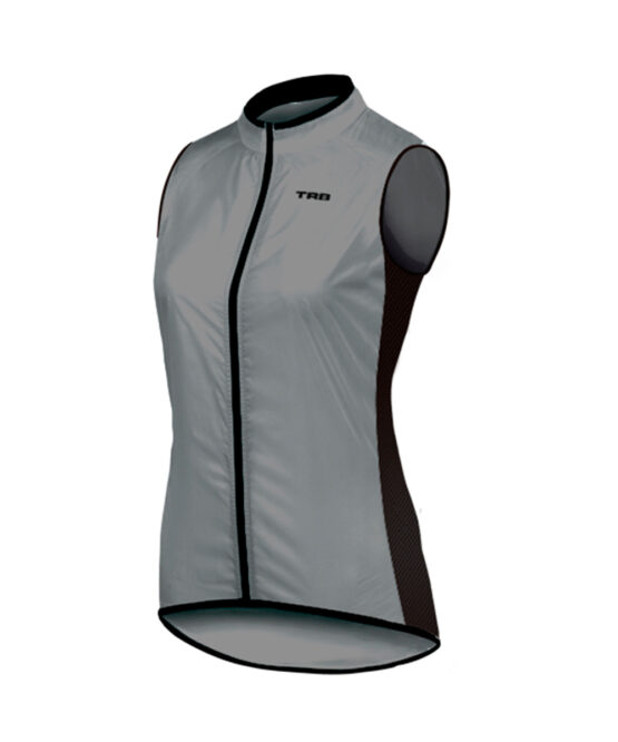 chaleco ciclismo mujer reflectivo gris Torralba trb