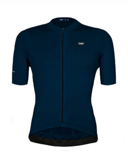 jersey ciclismo manga corta azul oscuro