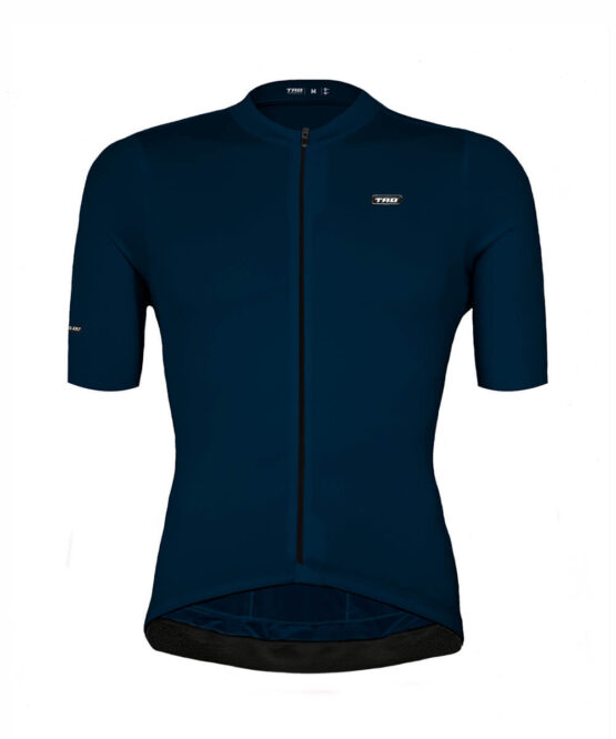 jersey ciclismo manga corta azul oscuro
