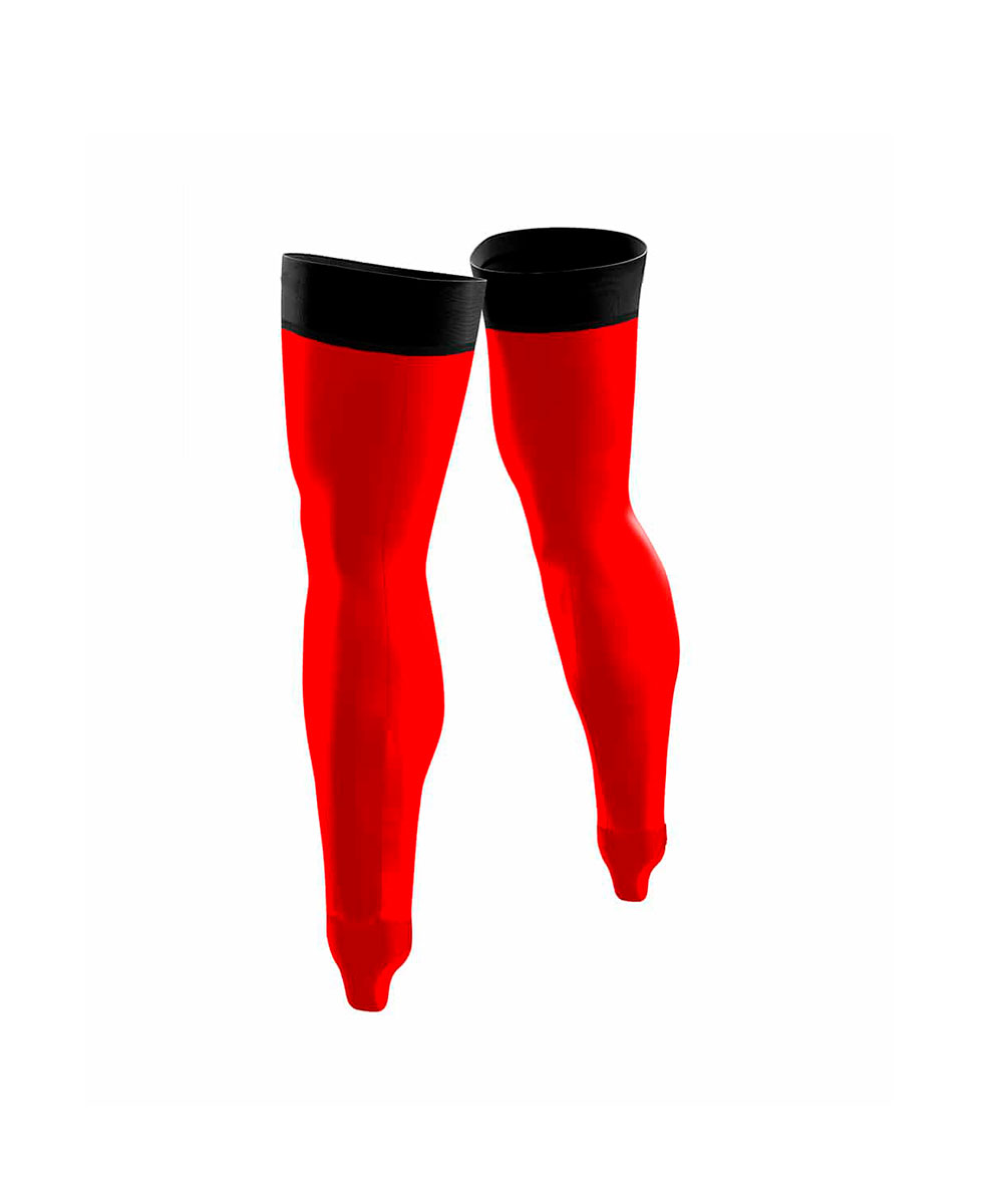 pernera ciclismo lycra roja