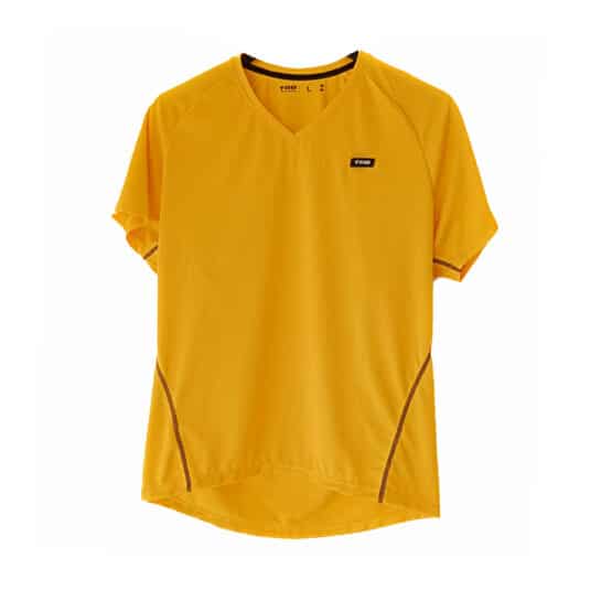camiseta deportiva amarilla mujer