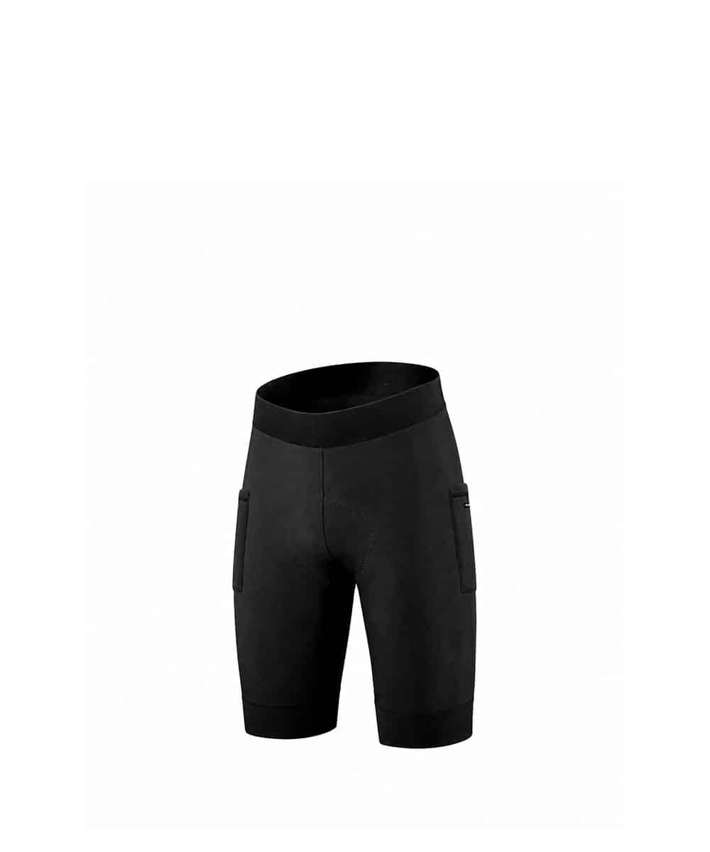 13RUN61 Pantaloneta running lycra negra