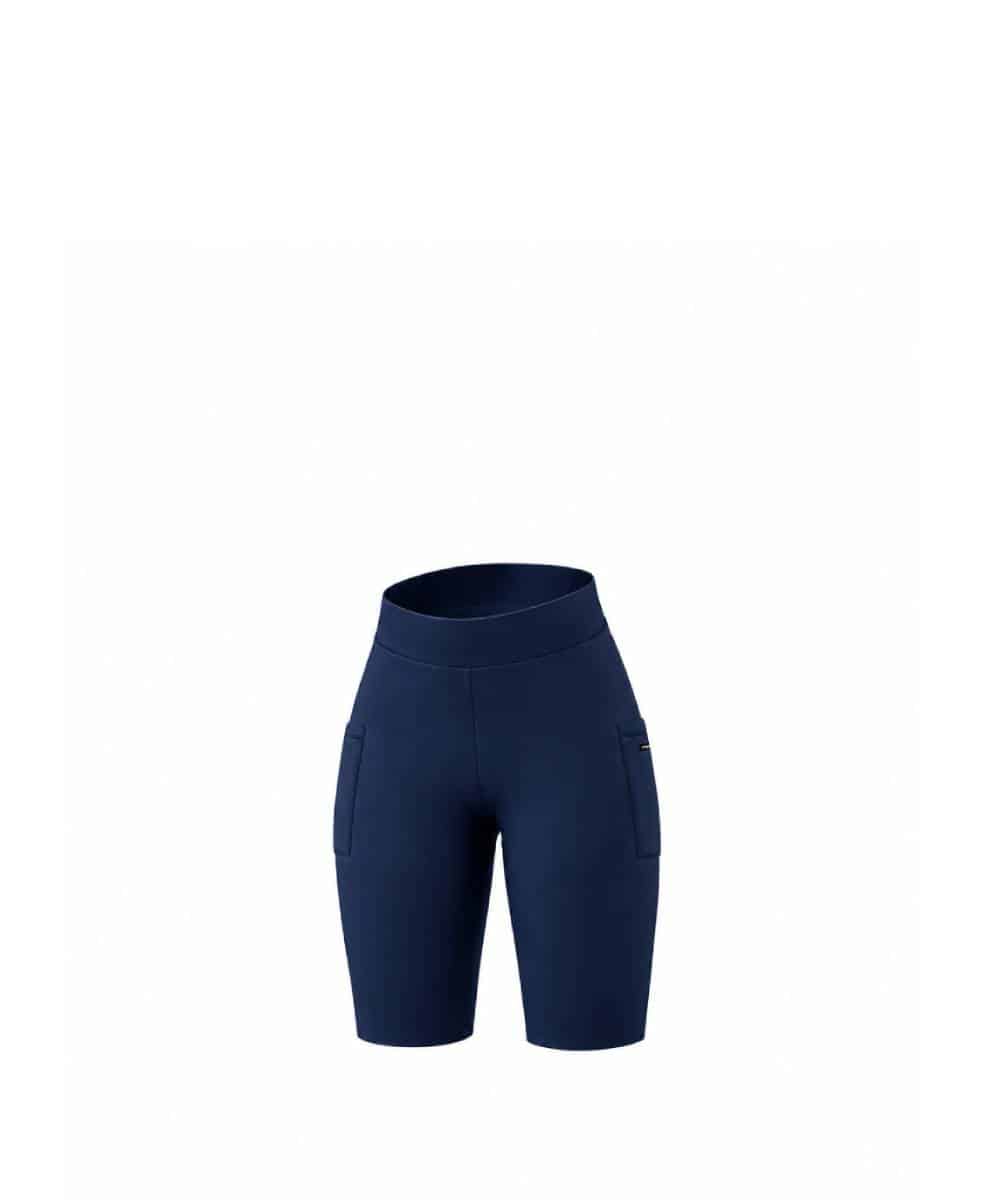 13RUN81-AZO-2 pantaloneta running azul mujer